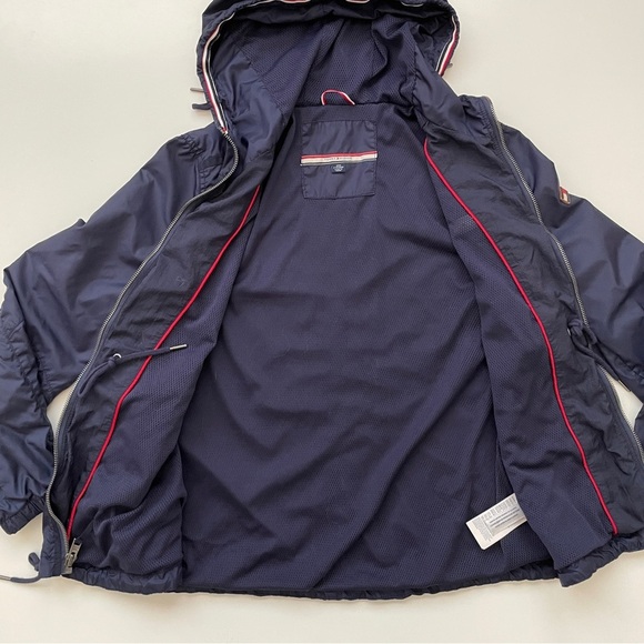 TOMMY HILFIGER Navy Blue Utility Full Zip Windbreaker Size XXS - Picture 5 of 13